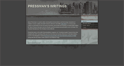Desktop Screenshot of aaronpressman.com